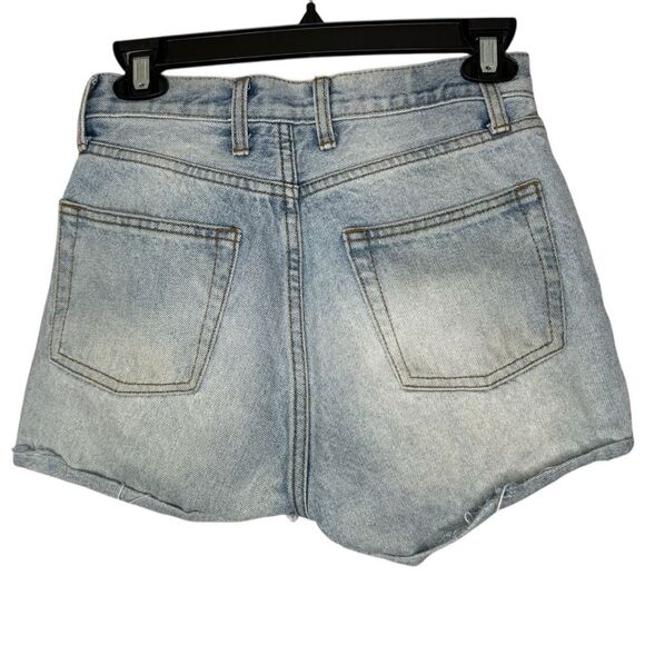 |EUC| J GALT {Brandy Melville} High Rise Denim Cut-Off Shorts - Picture 4 of 5